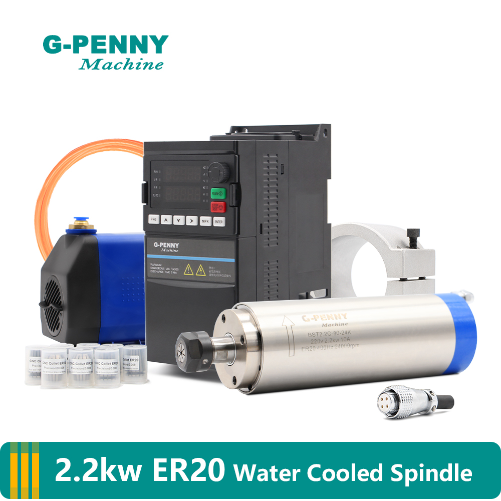 G-PENNY 2.2kw ER20 Water Coole - Ddcs V4.1 4 Axis Cnc Offline Controller review and price