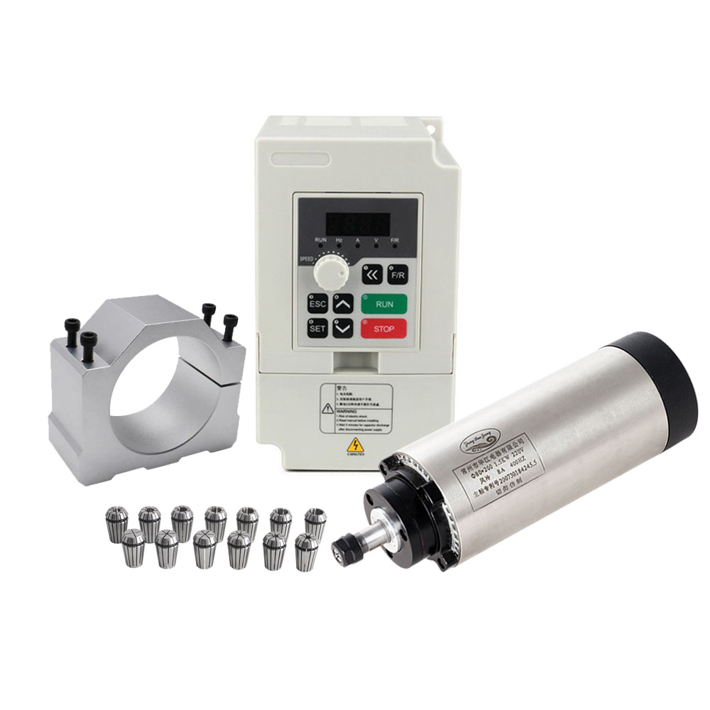 CNC Spindle Motor Kit 80MM 1.5 - Ddcs V4.1 4 Axis Cnc Offline Controller review and price